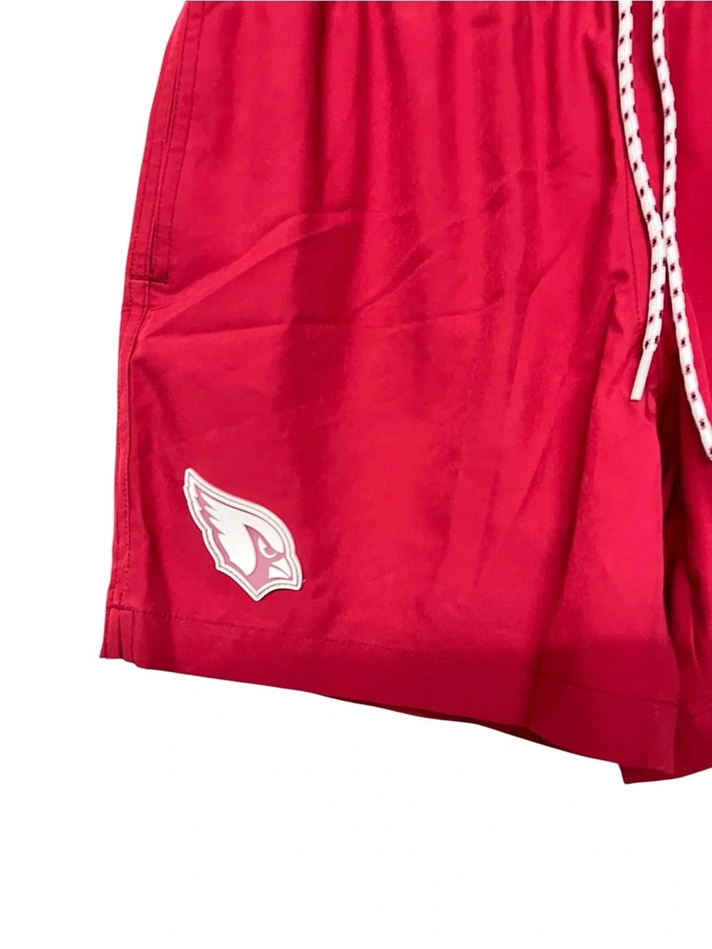 New‎ Chubbies NFL Arizona Cardinals Red and Black Lined Swim Shorts Trunks 5.5”
